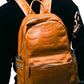 Brown Leather Backpack