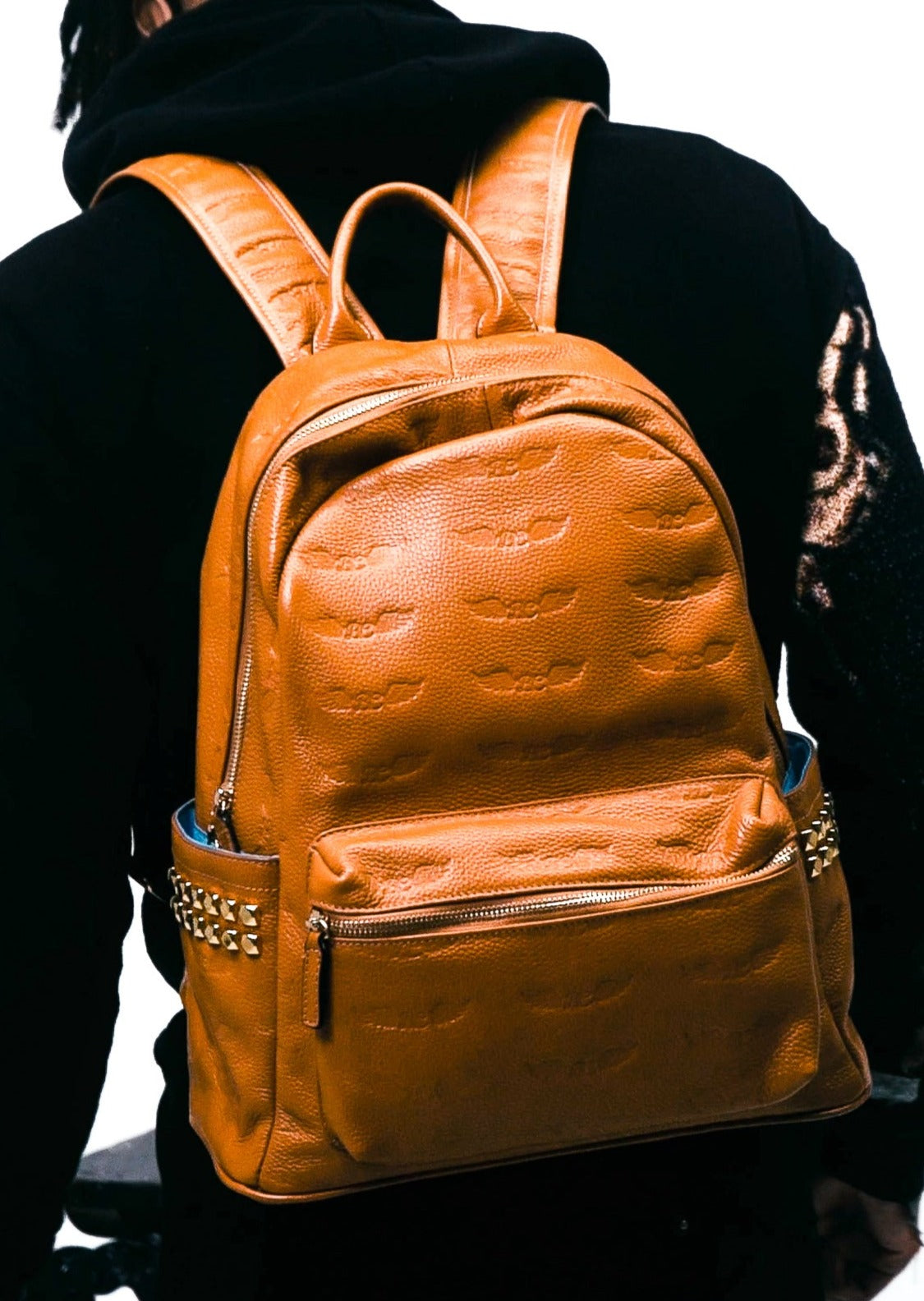 Brown Leather Backpack