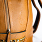 Brown Leather Backpack